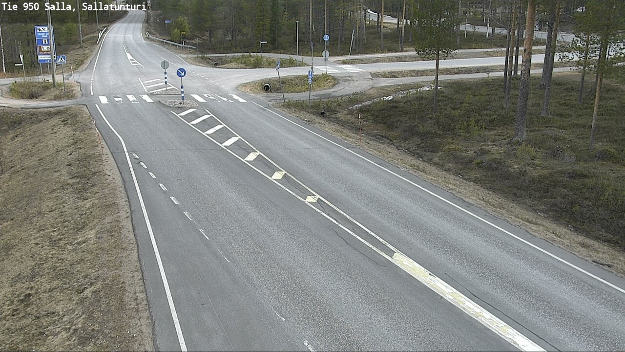 Weather Camera Image Road 950 Salla, Sallatunturi, Salla, Lappi