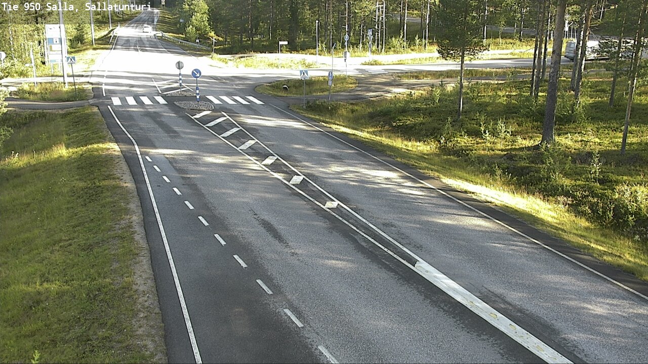 Weather Camera Image Väg 950 Salla, Sallatunturi, Salla, Lappi