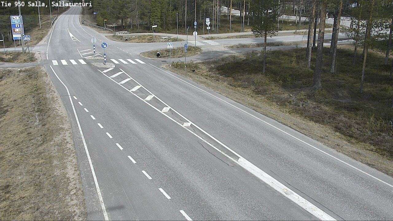 Weather Camera Image Väg 950 Salla, Sallatunturi, Salla, Lappi