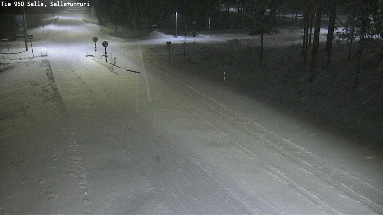 Weather Camera Image Road 950 Salla, Sallatunturi, Salla, Lappi
