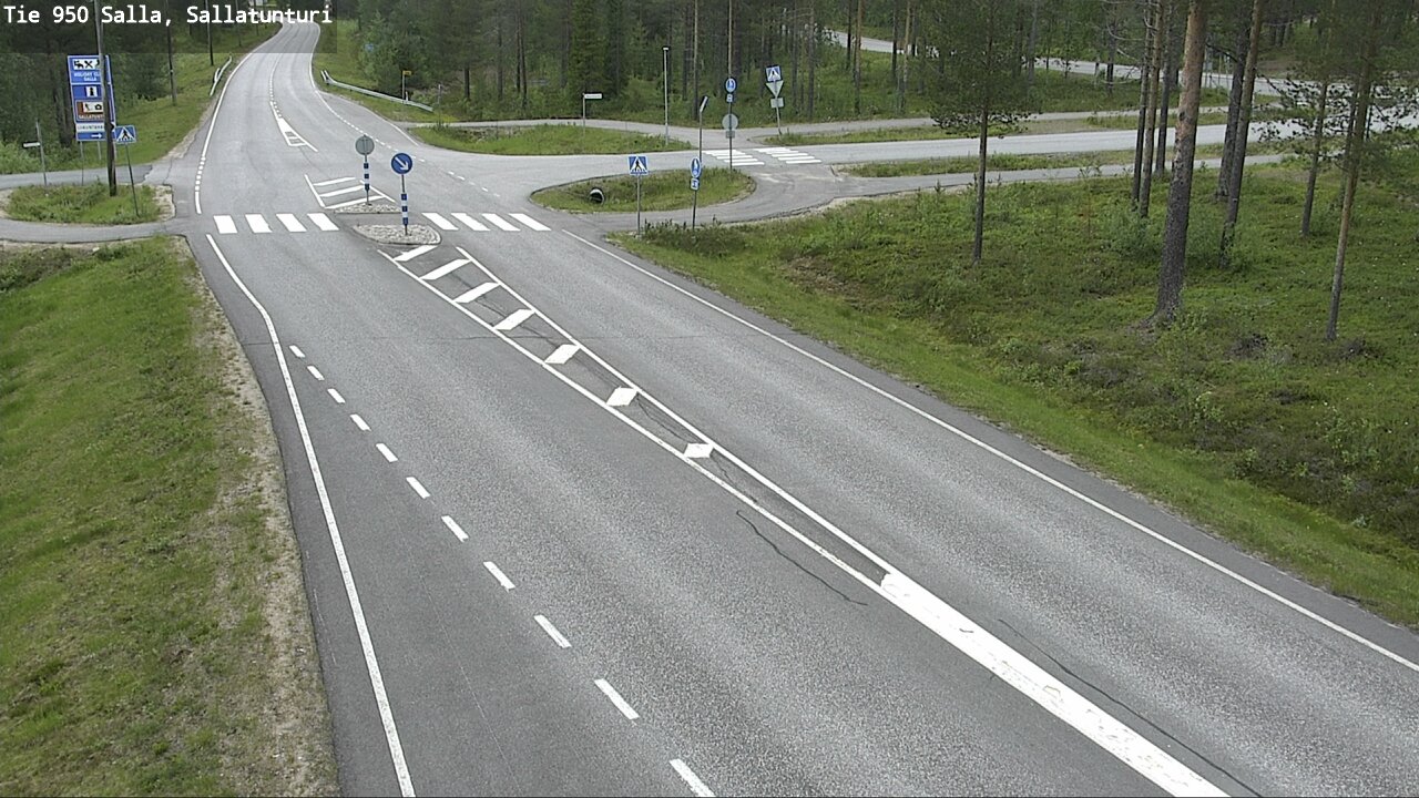 Weather Camera Image Väg 950 Salla, Sallatunturi, Salla, Lappi