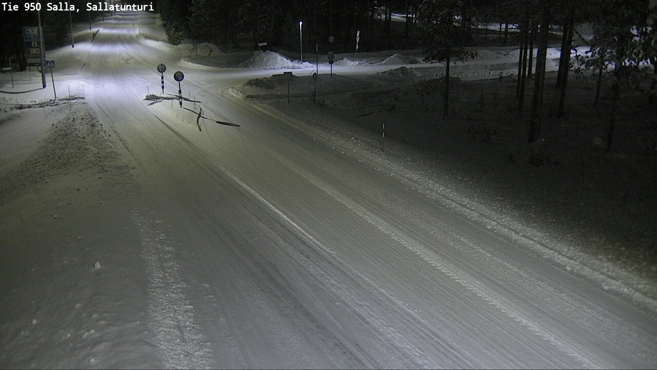 Weather Camera Image Road 950 Salla, Sallatunturi, Salla, Lappi