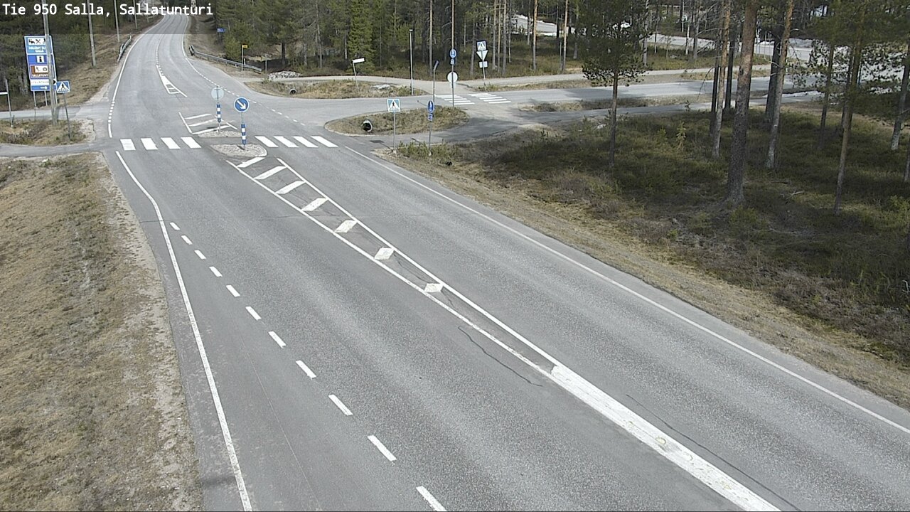 Weather Camera Image Väg 950 Salla, Sallatunturi, Salla, Lappi