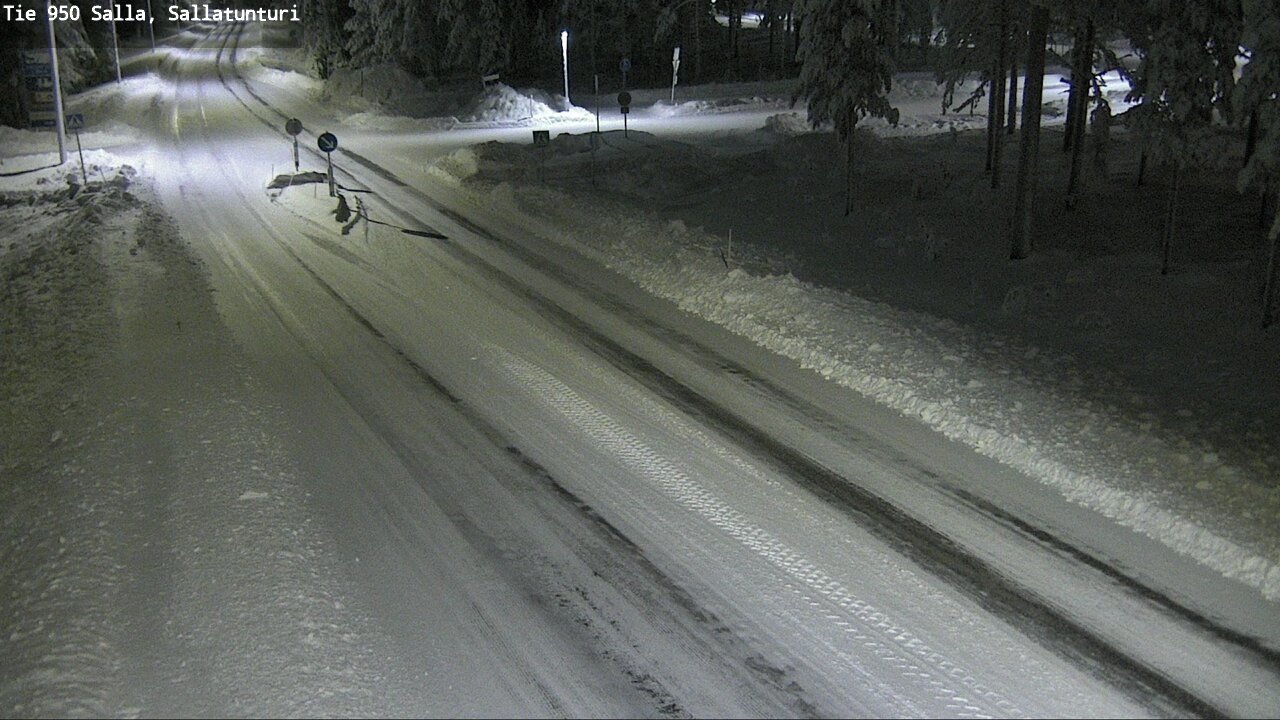 Kelikamerat Kuva Tie 950 Salla, Sallatunturi, Salla, Lappi