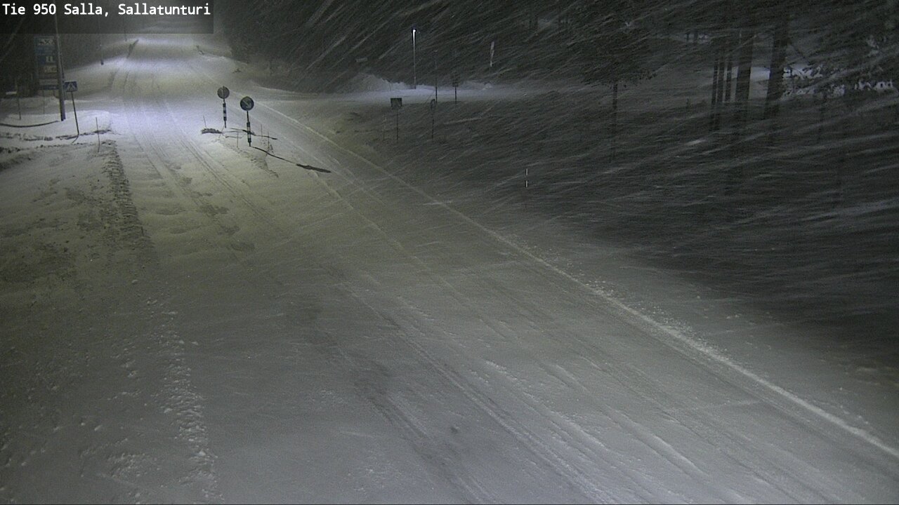 Weather Camera Image Road 950 Salla, Sallatunturi, Salla, Lappi