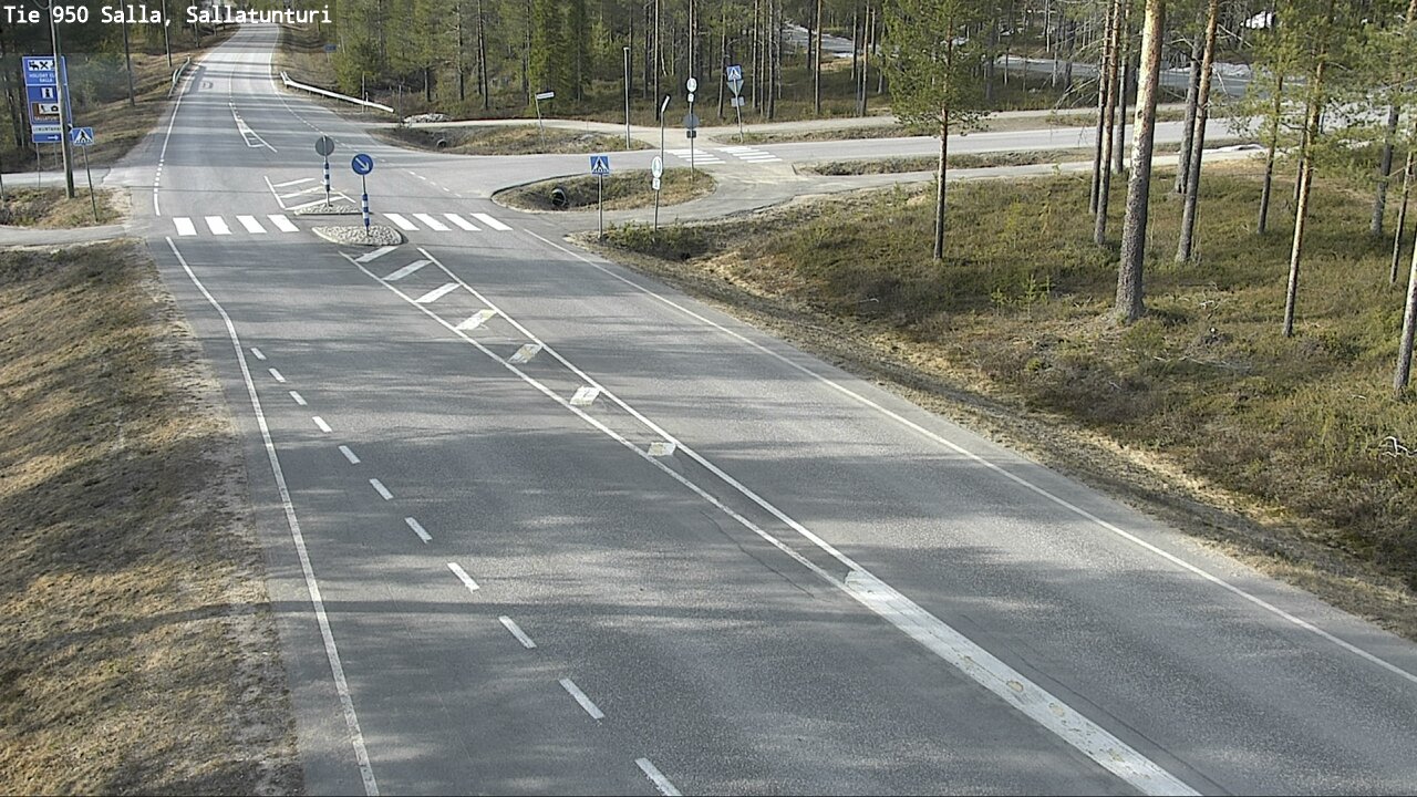 Weather Camera Image Väg 950 Salla, Sallatunturi, Salla, Lappi