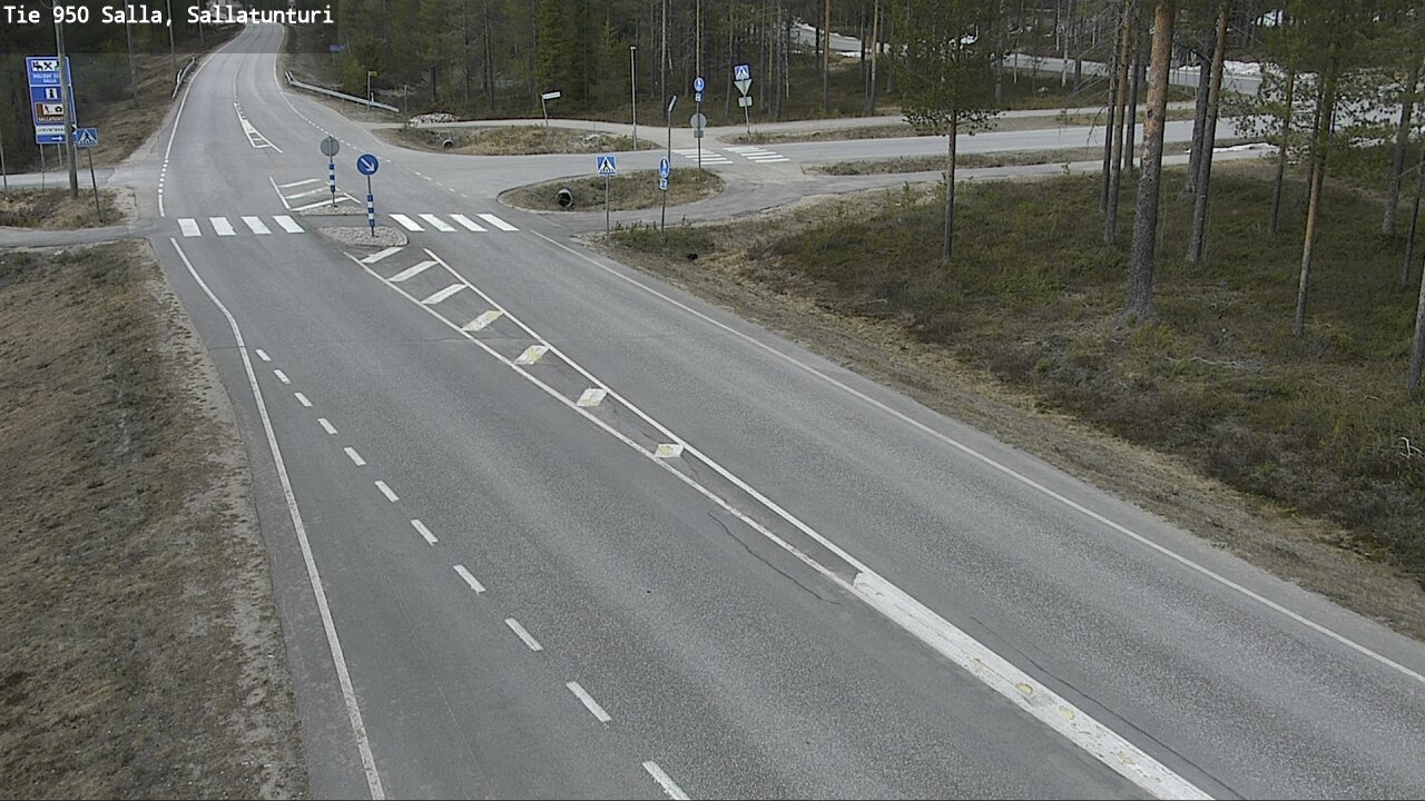 Weather Camera Image Väg 950 Salla, Sallatunturi, Salla, Lappi