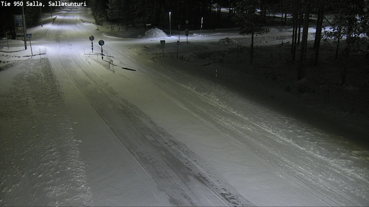 Kelikamerat Kuva Tie 950 Salla, Sallatunturi, Salla, Lappi