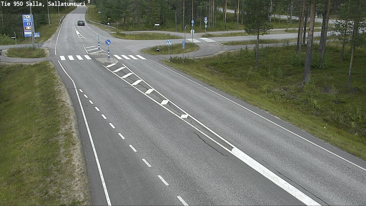 Weather Camera Image Väg 950 Salla, Sallatunturi, Salla, Lappi