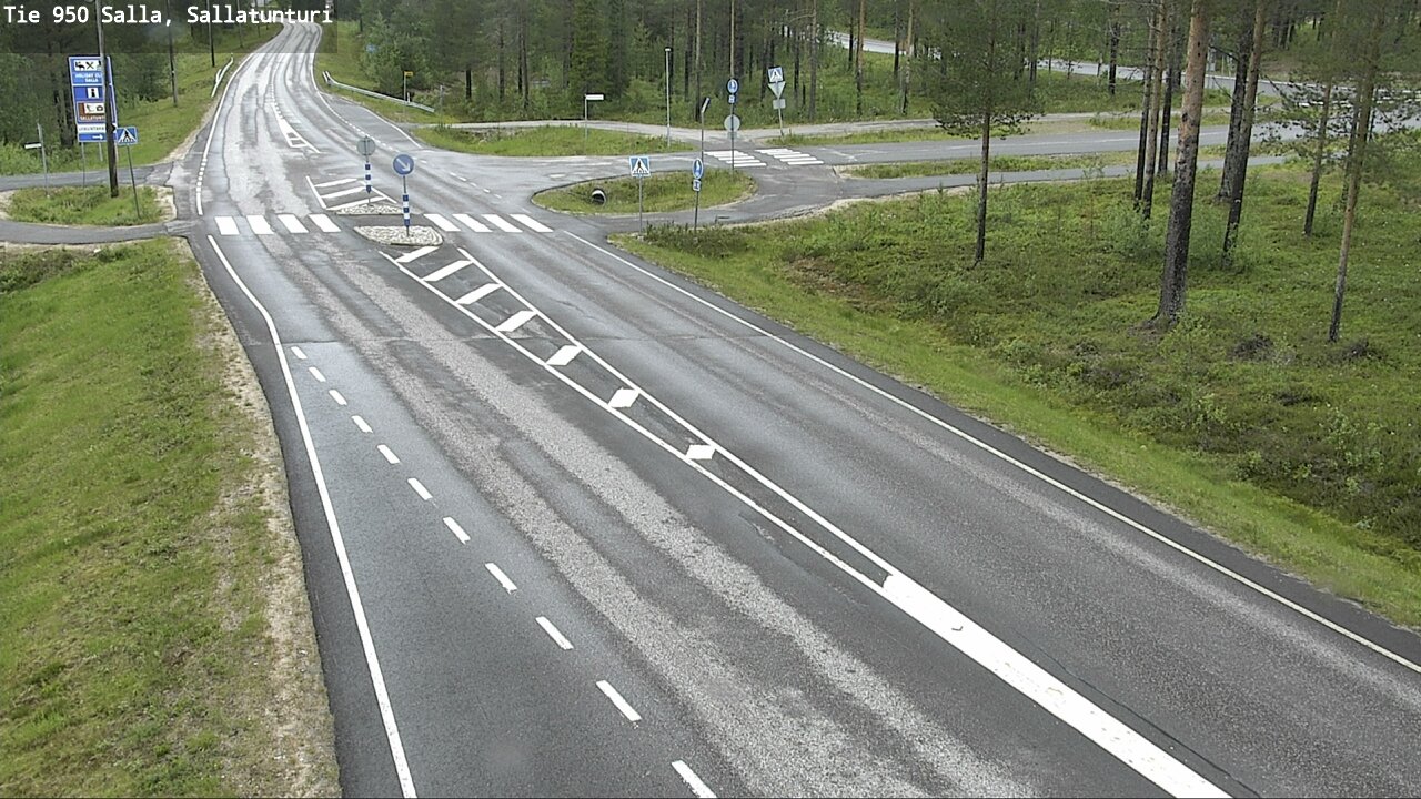 Weather Camera Image Väg 950 Salla, Sallatunturi, Salla, Lappi