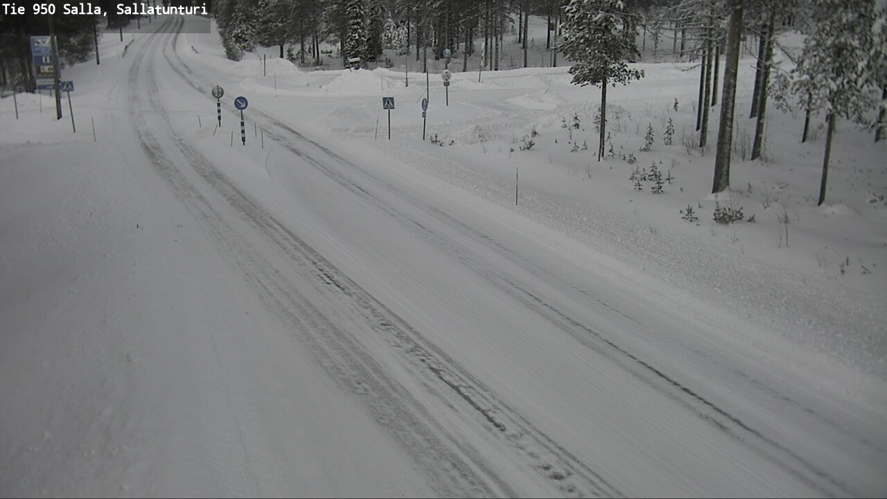Weather Camera Image Road 950 Salla, Sallatunturi, Salla, Lappi