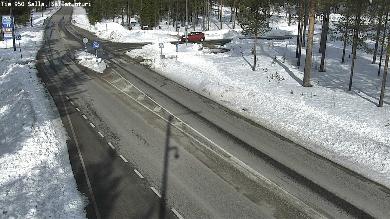 Weather Camera Image Road 950 Salla, Sallatunturi, Salla, Lappi