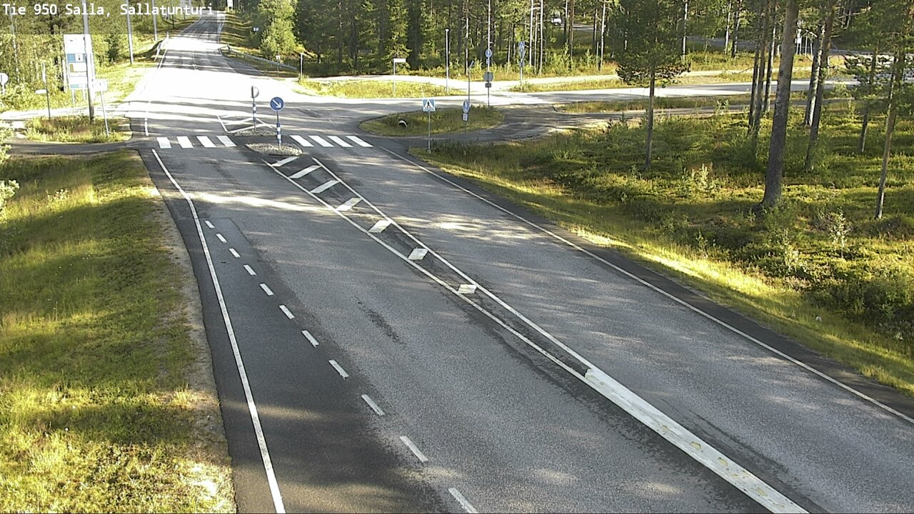 Weather Camera Image Väg 950 Salla, Sallatunturi, Salla, Lappi