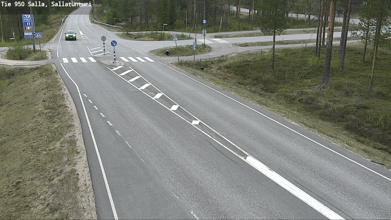 Weather Camera Image Väg 950 Salla, Sallatunturi, Salla, Lappi