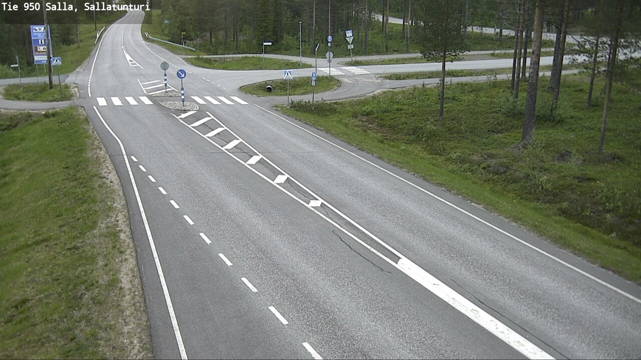 Weather Camera Image Väg 950 Salla, Sallatunturi, Salla, Lappi