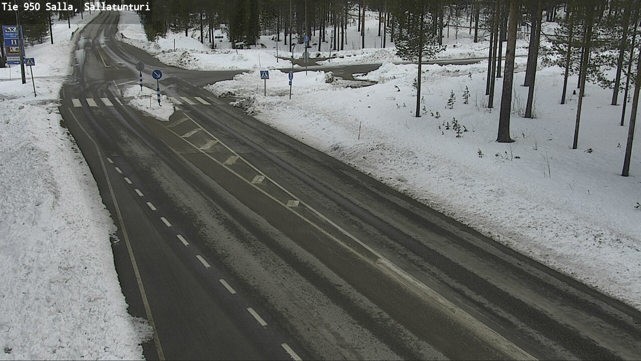 Weather Camera Image Road 950 Salla, Sallatunturi, Salla, Lappi