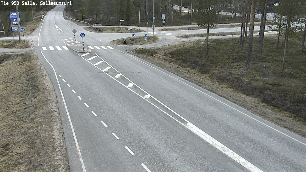 Weather Camera Image Väg 950 Salla, Sallatunturi, Salla, Lappi
