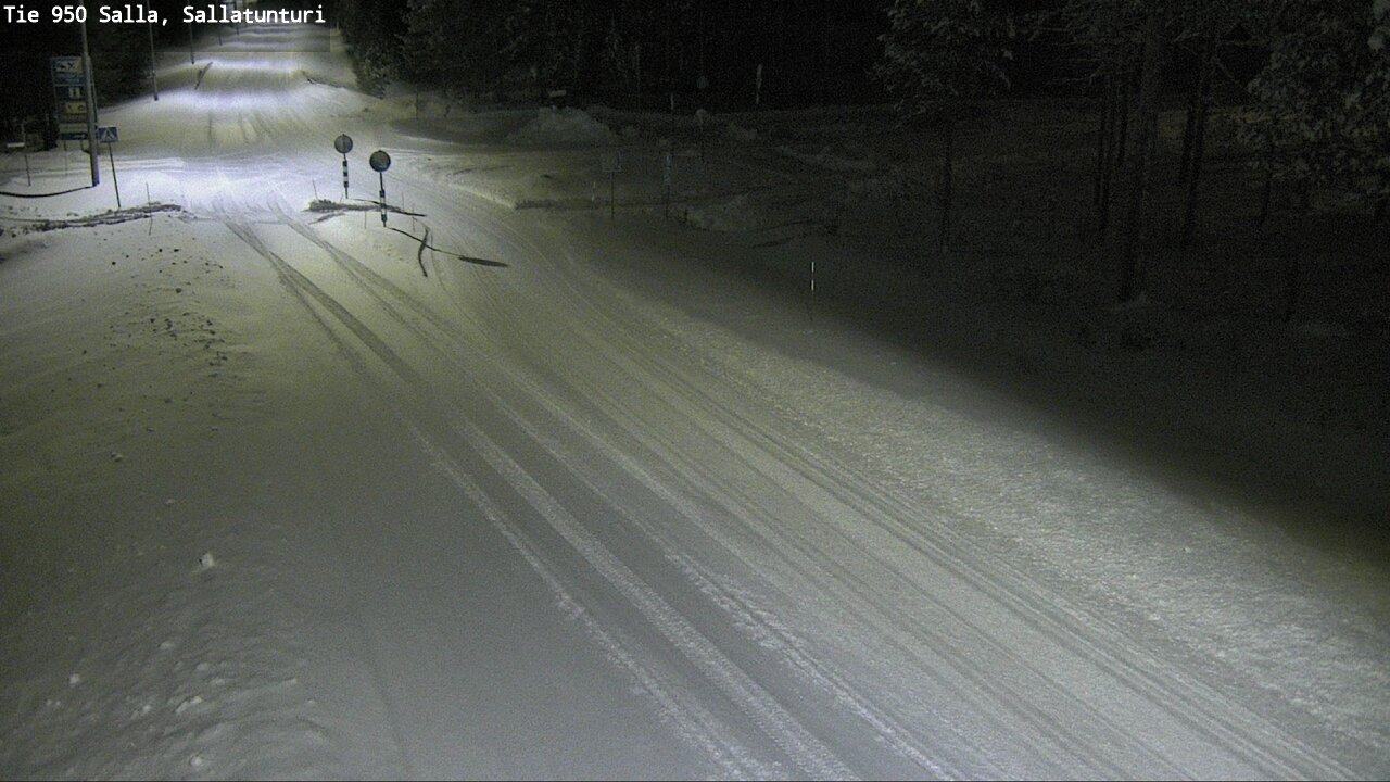 Weather Camera Image Road 950 Salla, Sallatunturi, Salla, Lappi