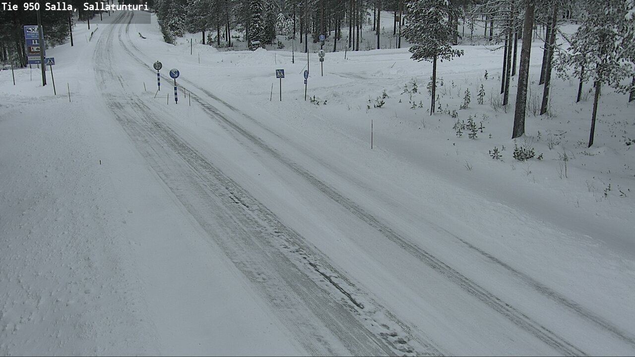 Kelikamerat Kuva Tie 950 Salla, Sallatunturi, Salla, Lappi