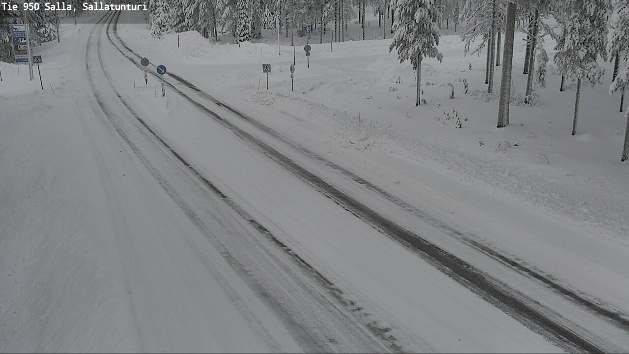 Kelikamerat Kuva Tie 950 Salla, Sallatunturi, Salla, Lappi