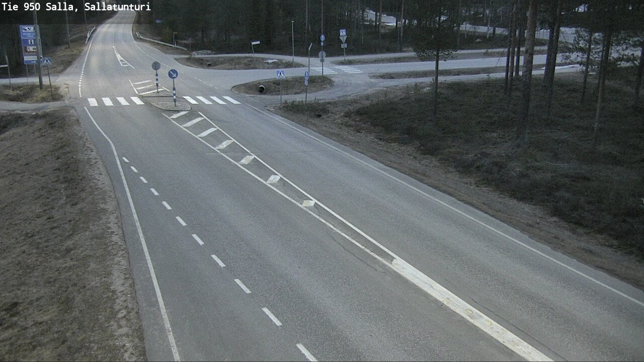 Weather Camera Image Väg 950 Salla, Sallatunturi, Salla, Lappi