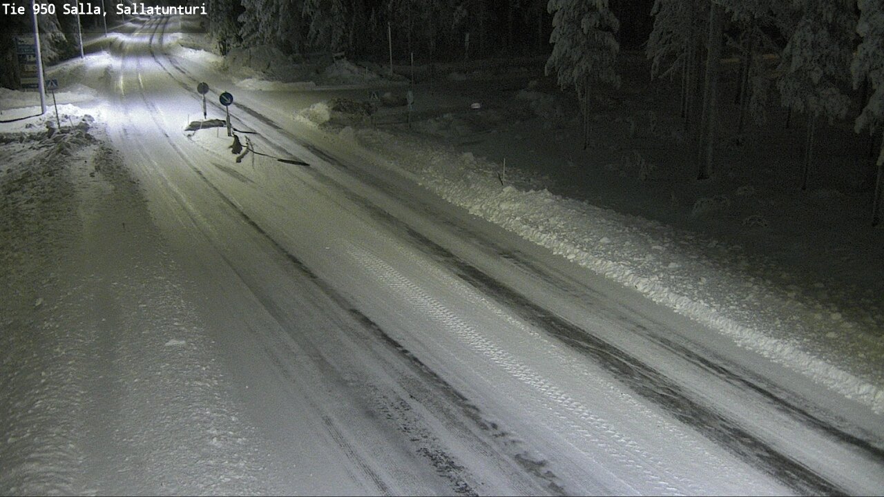 Kelikamerat Kuva Tie 950 Salla, Sallatunturi, Salla, Lappi