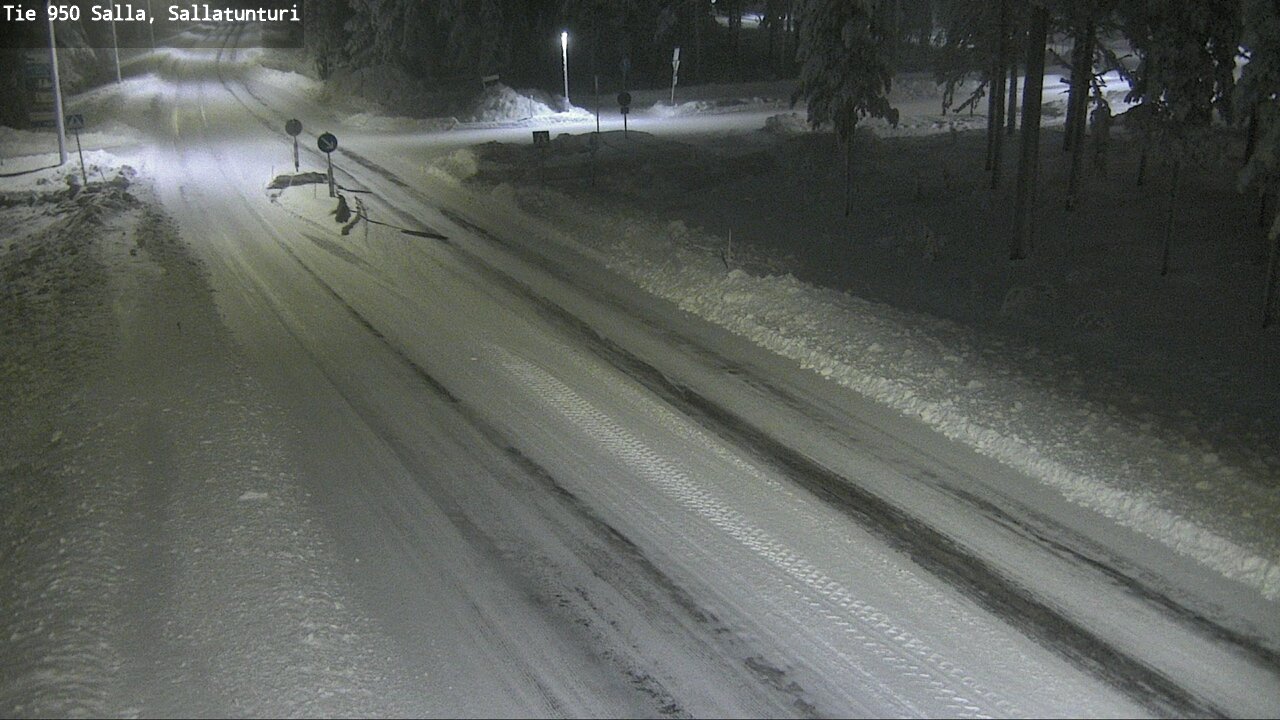 Kelikamerat Kuva Tie 950 Salla, Sallatunturi, Salla, Lappi