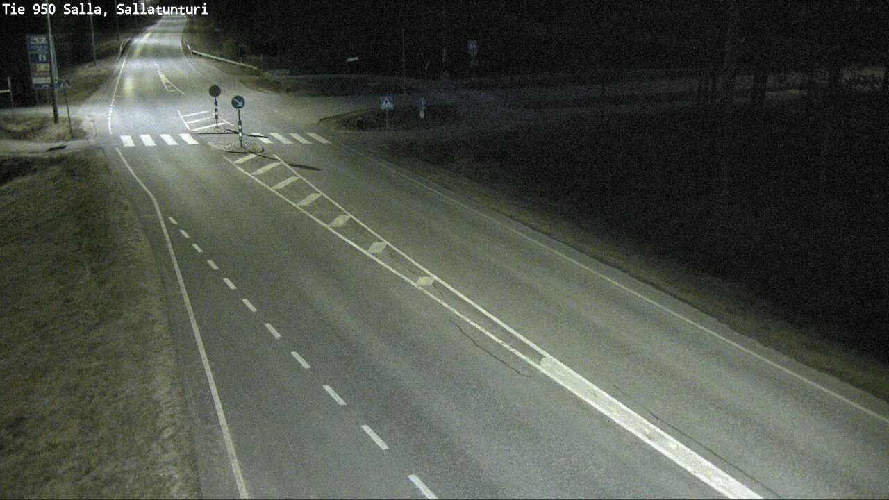 Weather Camera Image Väg 950 Salla, Sallatunturi, Salla, Lappi