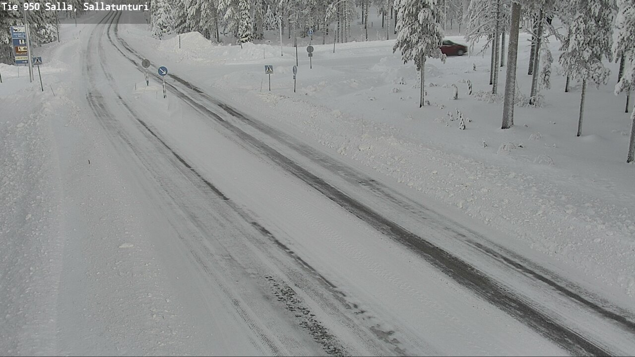 Kelikamerat Kuva Tie 950 Salla, Sallatunturi, Salla, Lappi