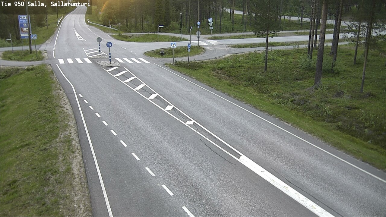 Weather Camera Image Väg 950 Salla, Sallatunturi, Salla, Lappi