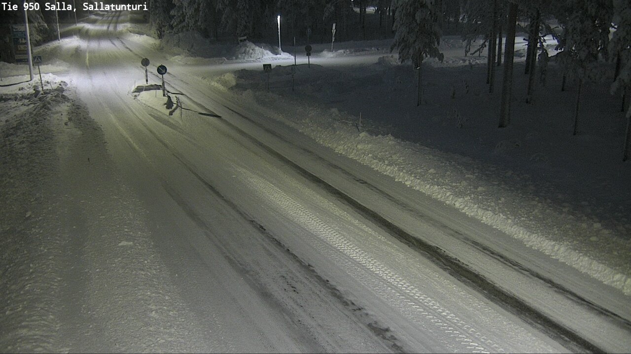 Kelikamerat Kuva Tie 950 Salla, Sallatunturi, Salla, Lappi