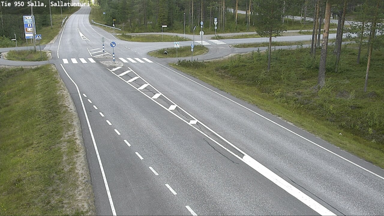 Weather Camera Image Väg 950 Salla, Sallatunturi, Salla, Lappi