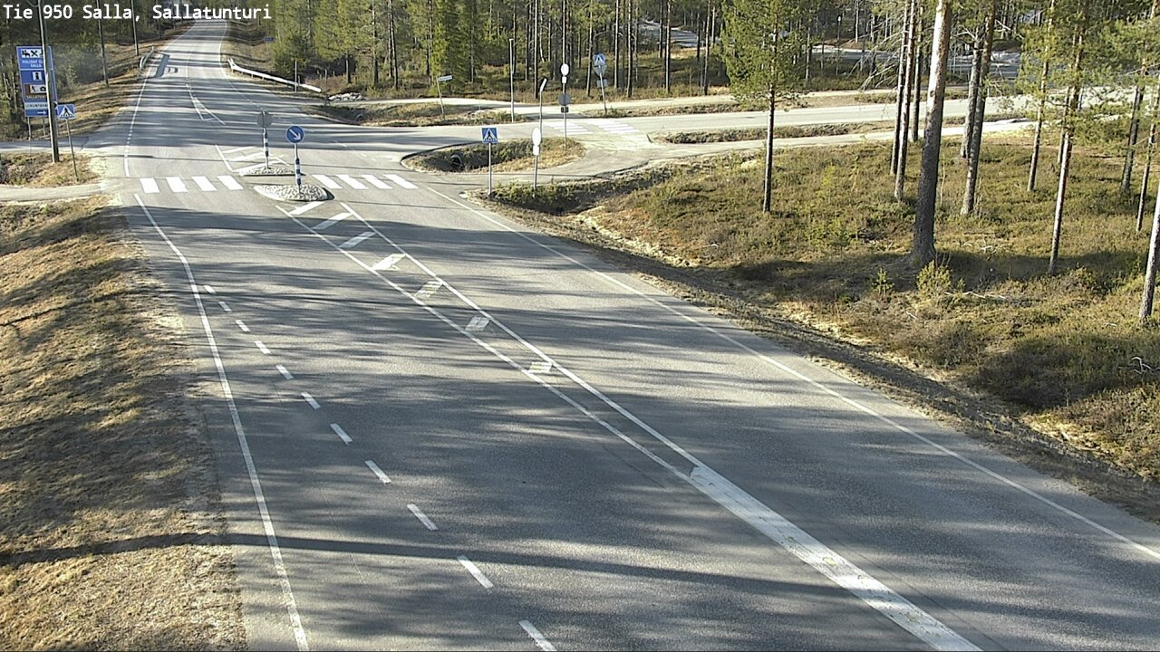 Weather Camera Image Väg 950 Salla, Sallatunturi, Salla, Lappi