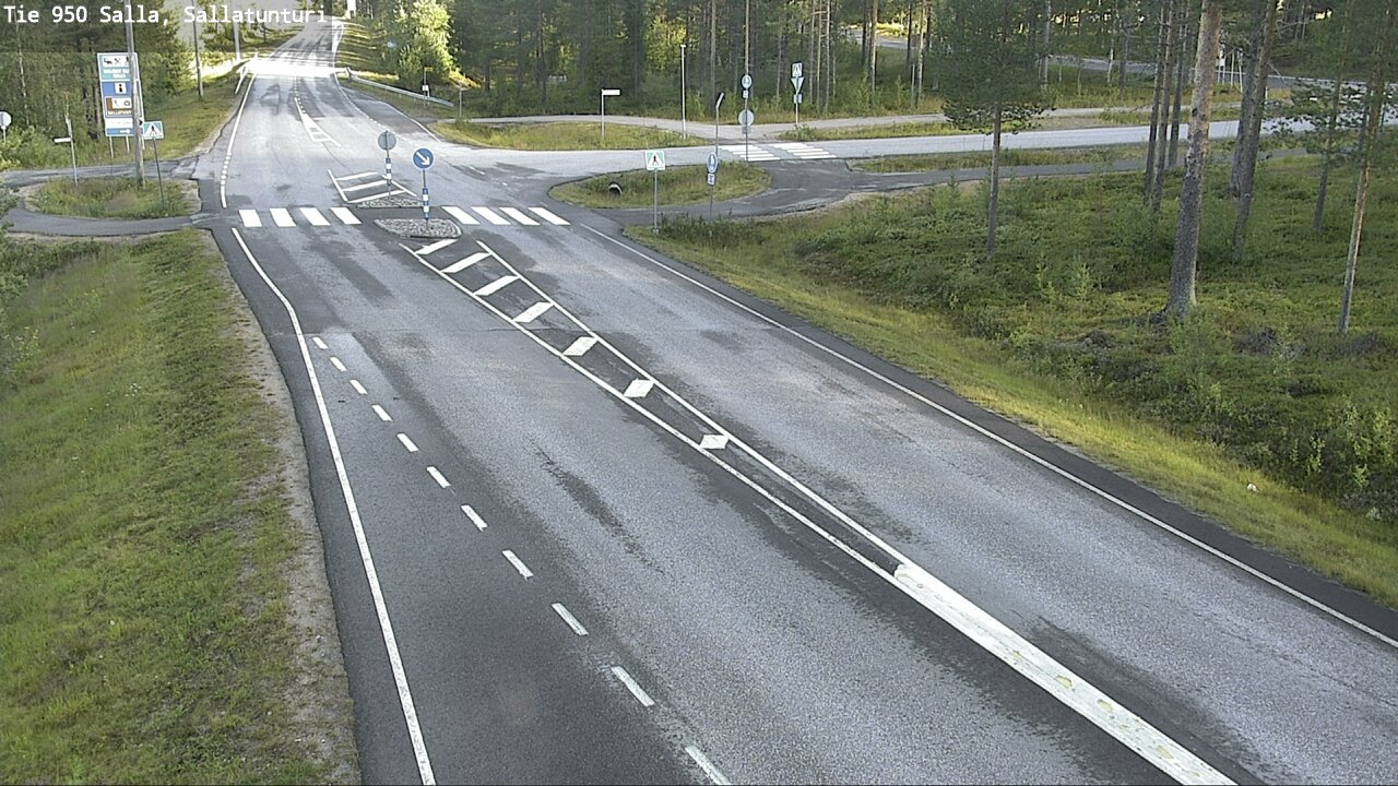 Weather Camera Image Road 950 Salla, Sallatunturi, Salla, Lappi
