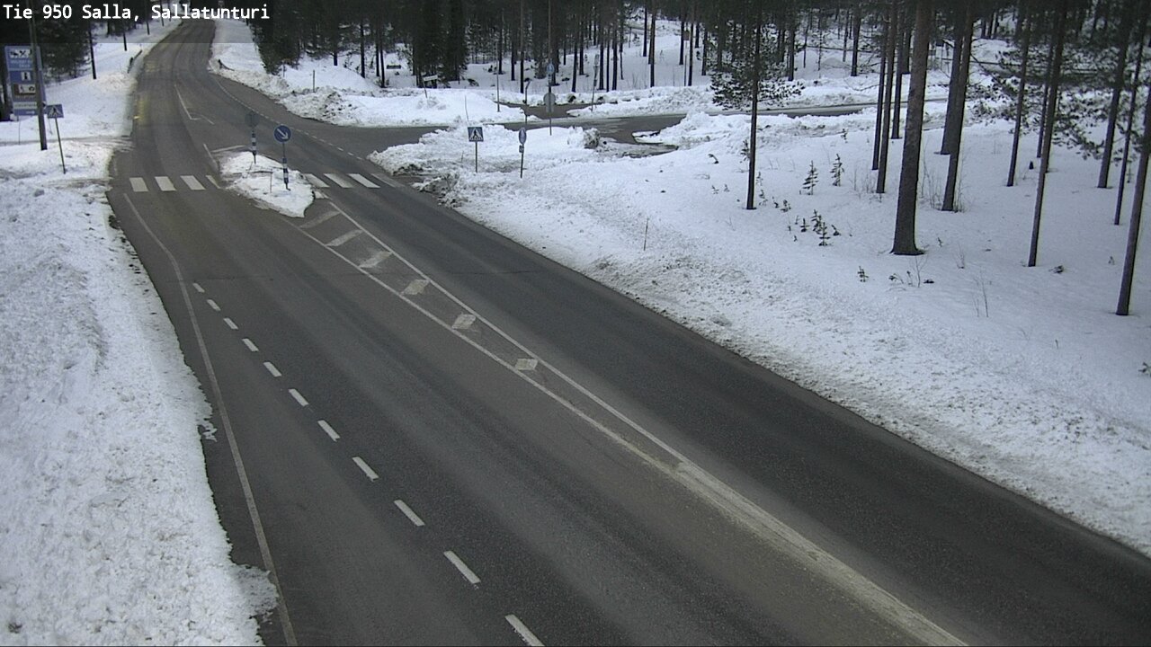 Kelikamerat Kuva Tie 950 Salla, Sallatunturi, Salla, Lappi