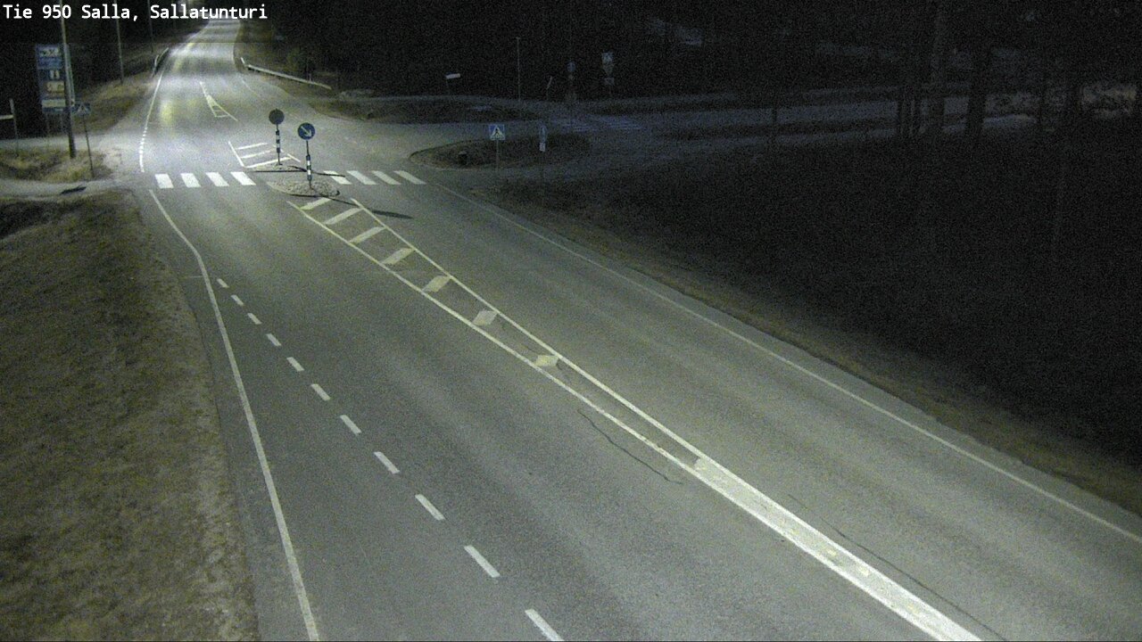 Weather Camera Image Väg 950 Salla, Sallatunturi, Salla, Lappi