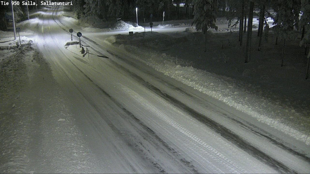 Kelikamerat Kuva Tie 950 Salla, Sallatunturi, Salla, Lappi