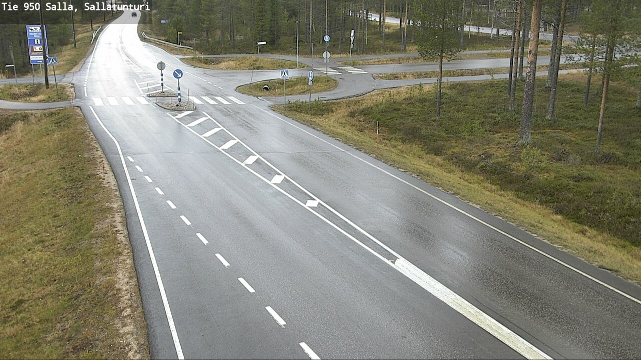 Weather Camera Image Väg 950 Salla, Sallatunturi, Salla, Lappi