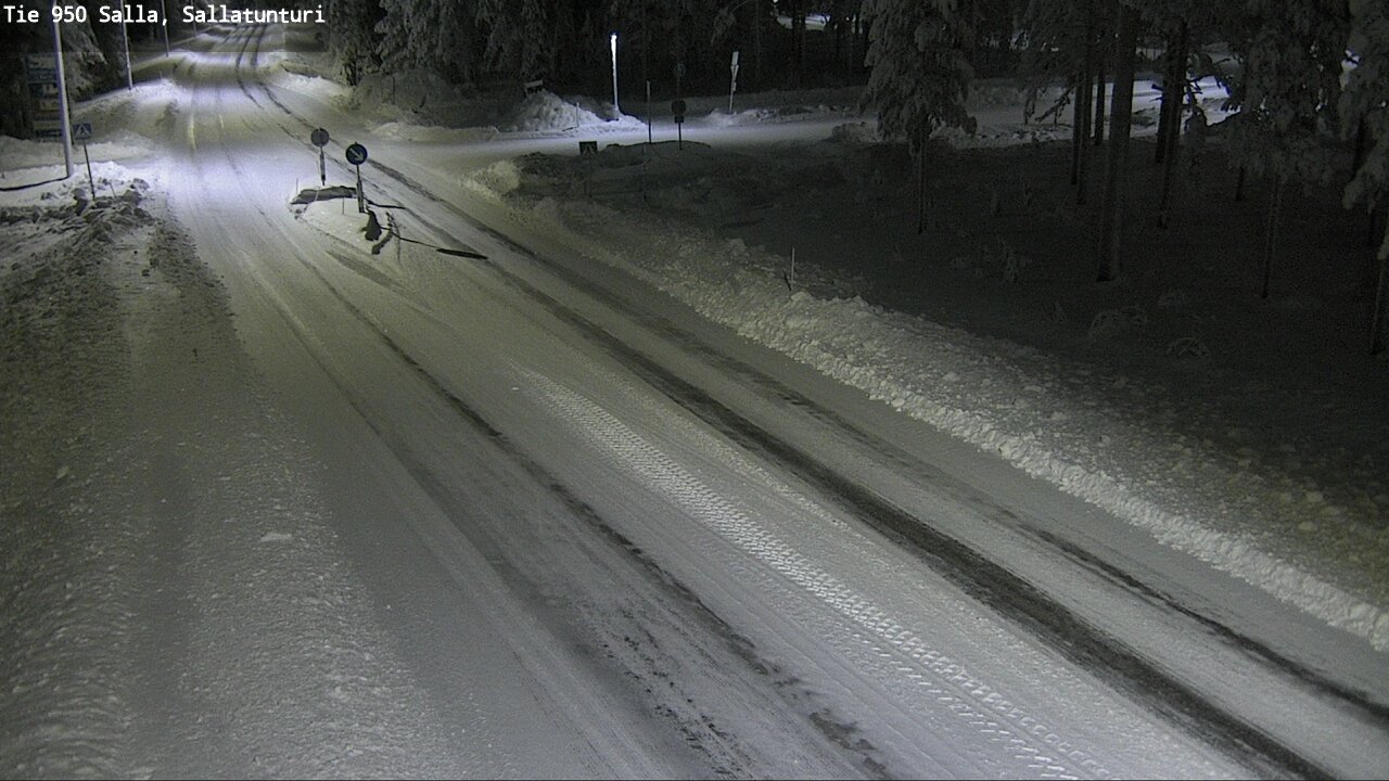 Kelikamerat Kuva Tie 950 Salla, Sallatunturi, Salla, Lappi