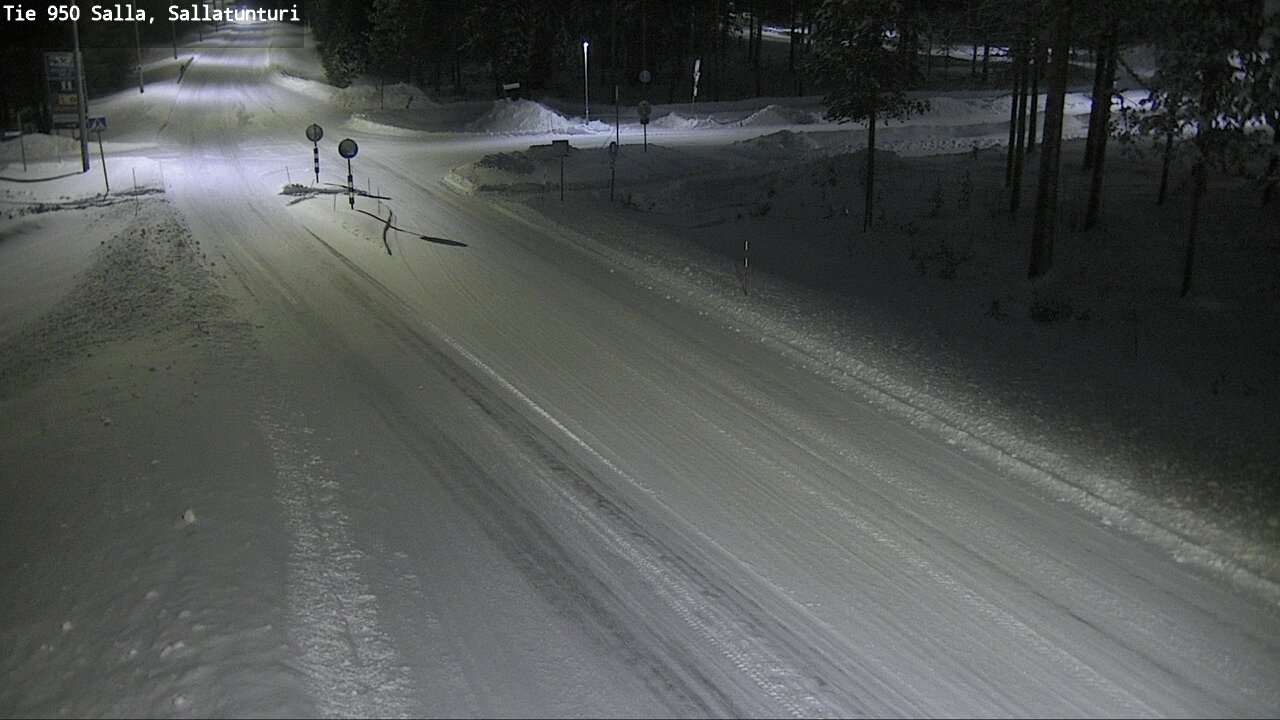 Weather Camera Image Road 950 Salla, Sallatunturi, Salla, Lappi