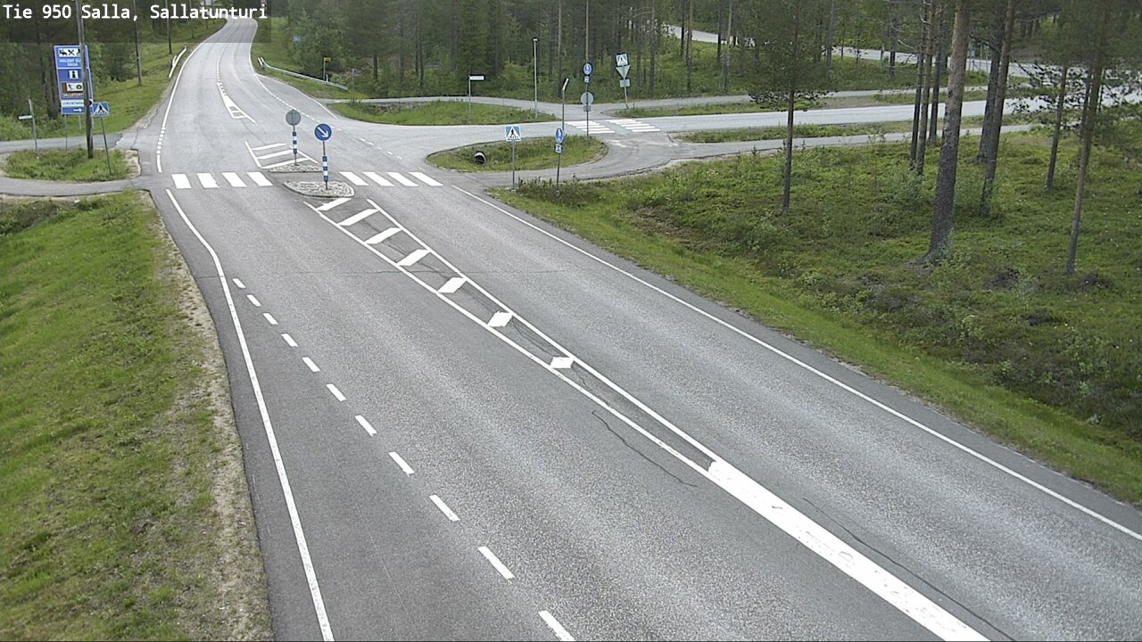 Weather Camera Image Väg 950 Salla, Sallatunturi, Salla, Lappi