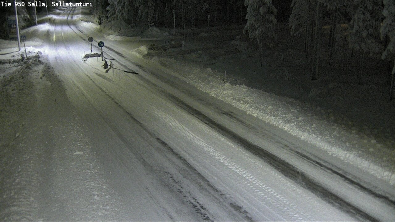 Kelikamerat Kuva Tie 950 Salla, Sallatunturi, Salla, Lappi