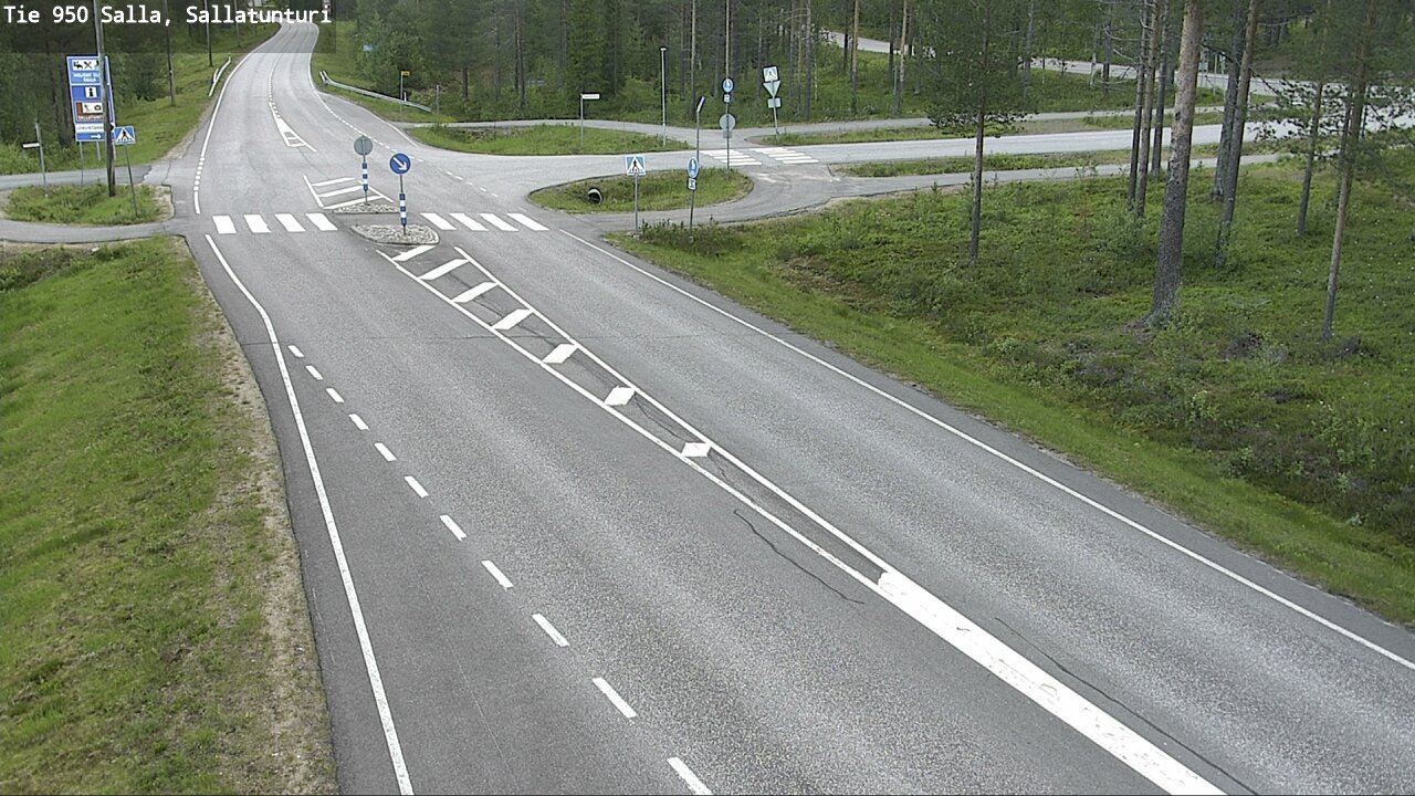 Weather Camera Image Väg 950 Salla, Sallatunturi, Salla, Lappi