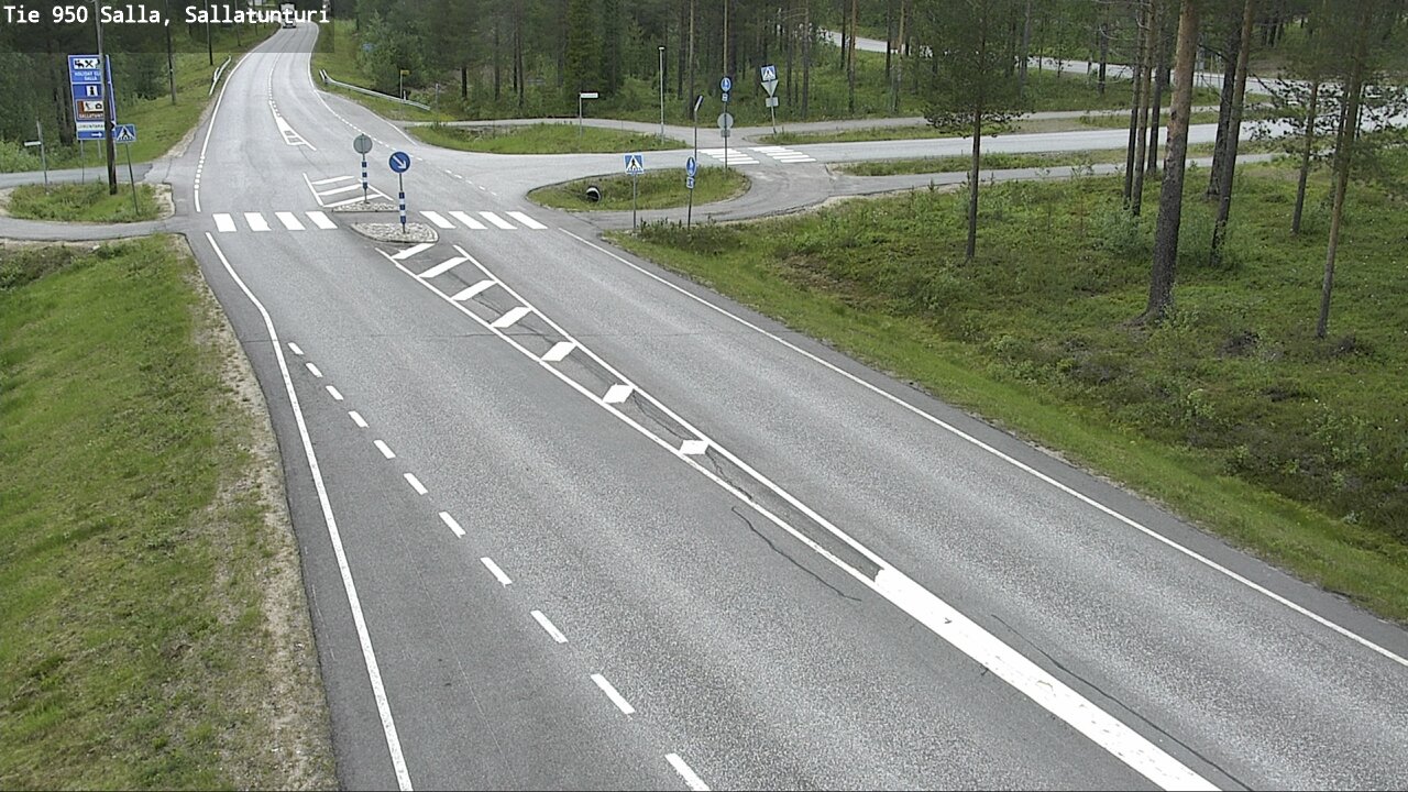 Weather Camera Image Väg 950 Salla, Sallatunturi, Salla, Lappi