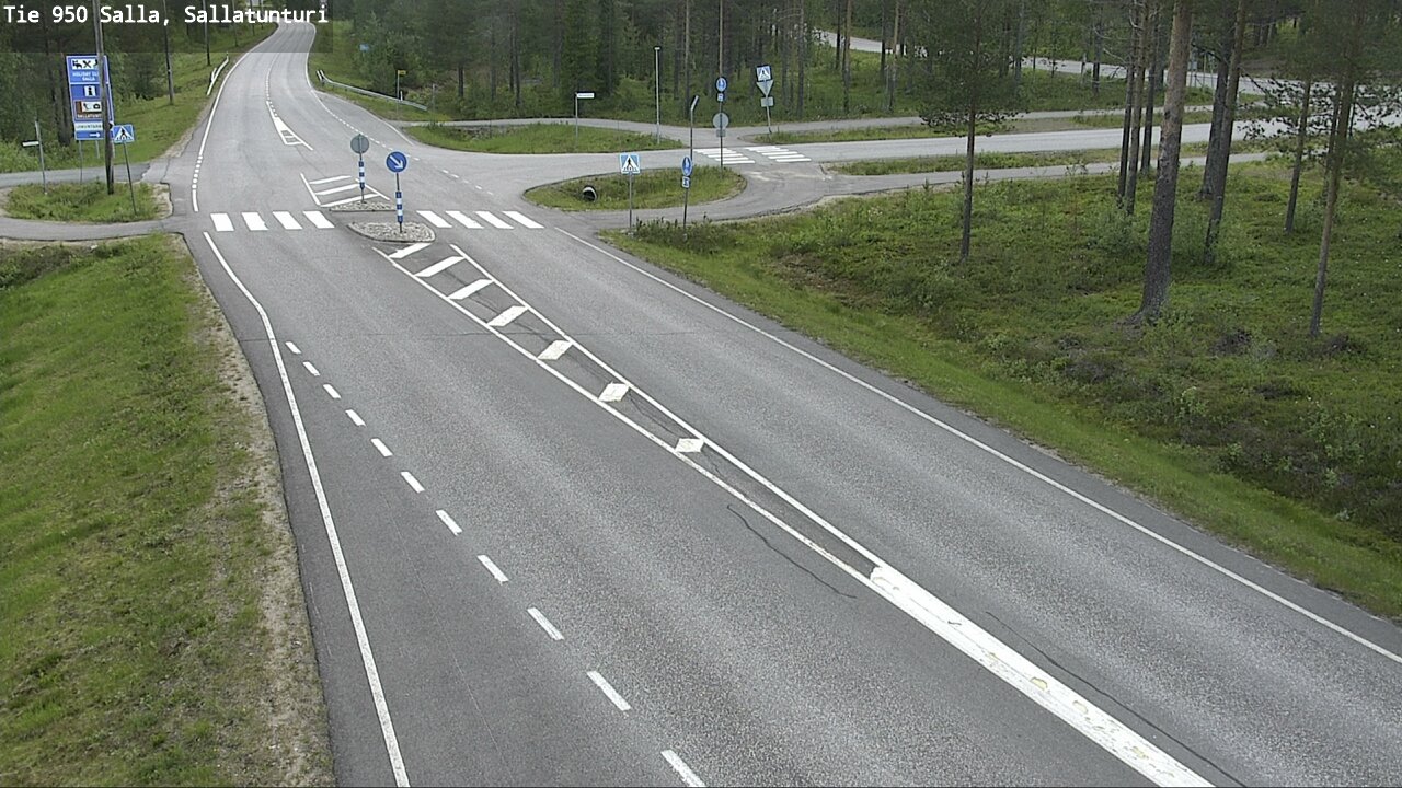 Weather Camera Image Väg 950 Salla, Sallatunturi, Salla, Lappi