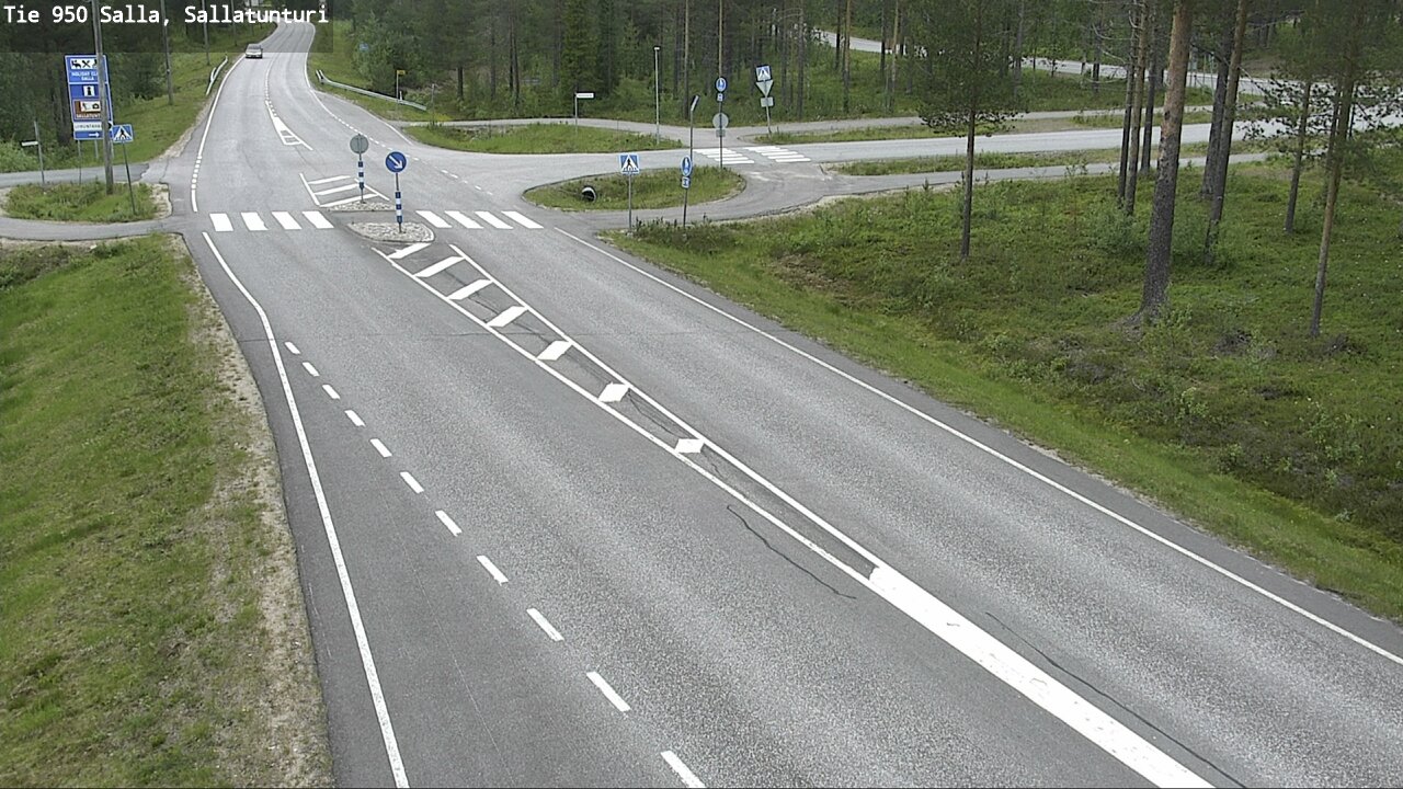 Weather Camera Image Väg 950 Salla, Sallatunturi, Salla, Lappi