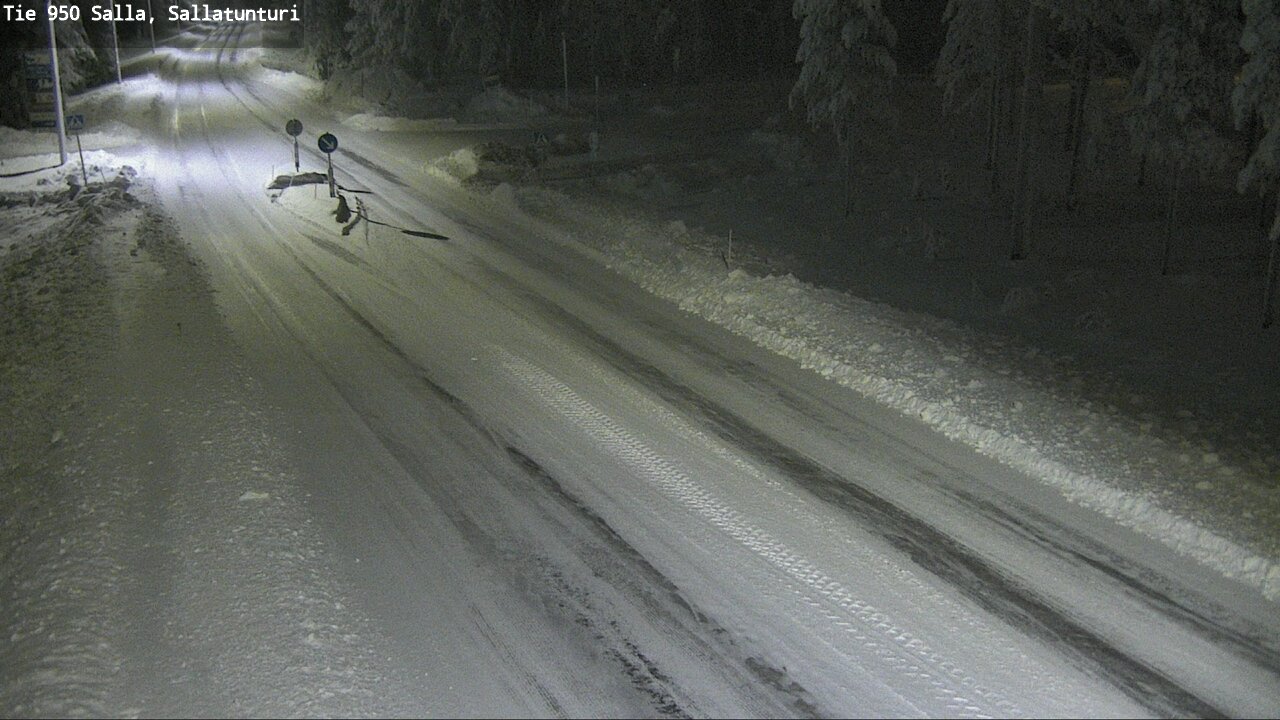 Kelikamerat Kuva Tie 950 Salla, Sallatunturi, Salla, Lappi