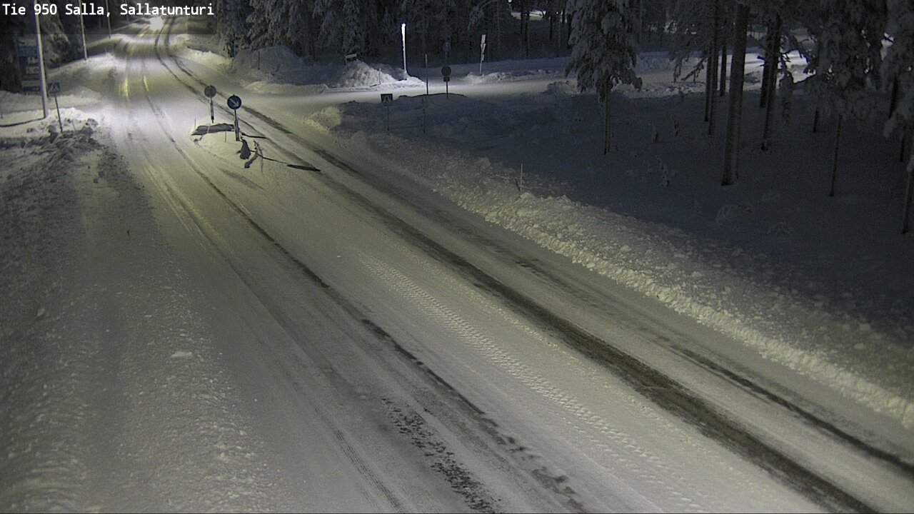 Kelikamerat Kuva Tie 950 Salla, Sallatunturi, Salla, Lappi