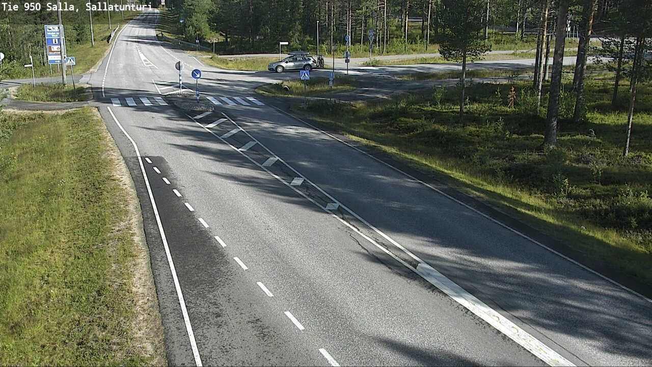 Weather Camera Image Väg 950 Salla, Sallatunturi, Salla, Lappi