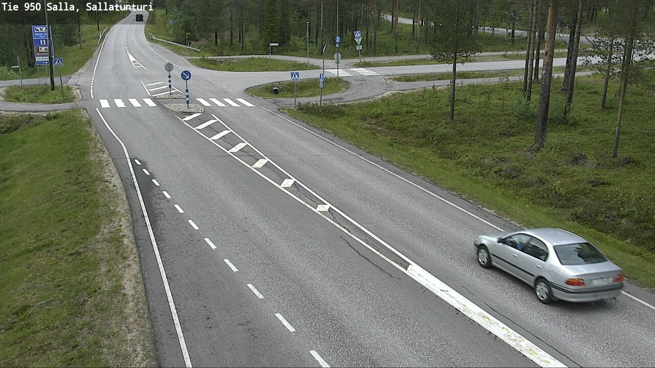 Weather Camera Image Väg 950 Salla, Sallatunturi, Salla, Lappi
